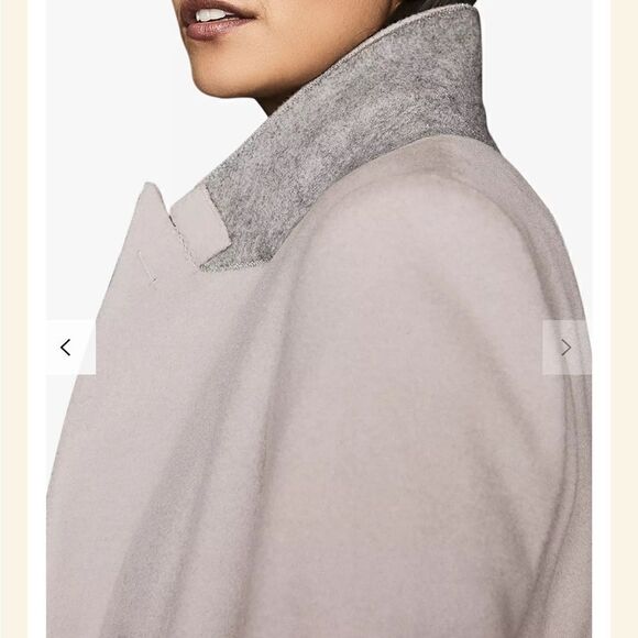 Reiss maddie line wool longline coat size 10 - Picture 5 of 16